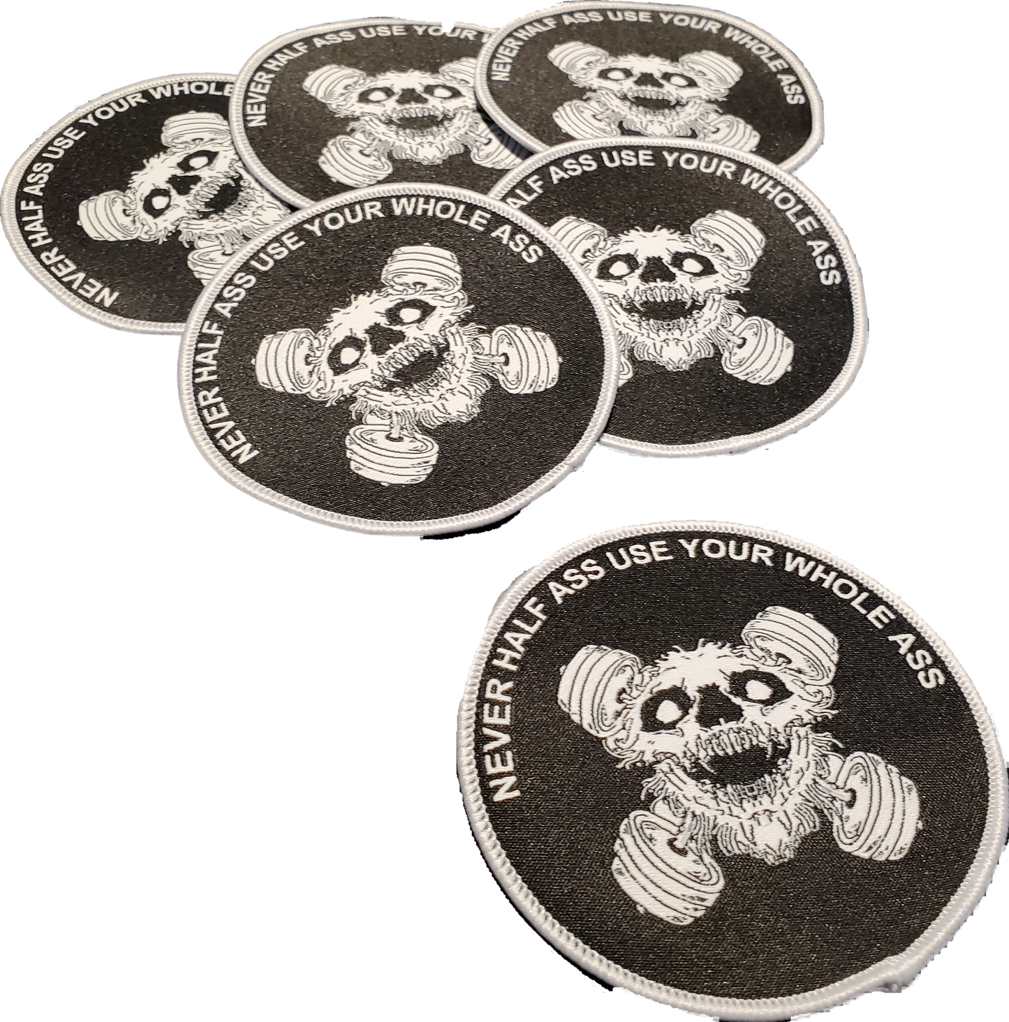 HA/FA Never Half Ass Iron-On Patches