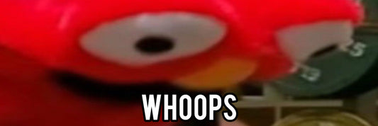 (CLEARANCE) WHOOPS Car Sticker