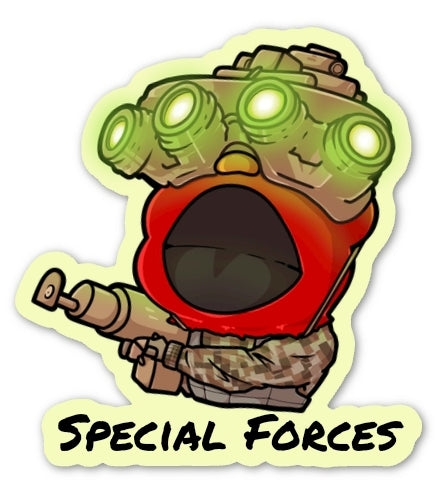 (NEW LIMITED EDITION) Special Forces Glow-In-The-Dark Sticker