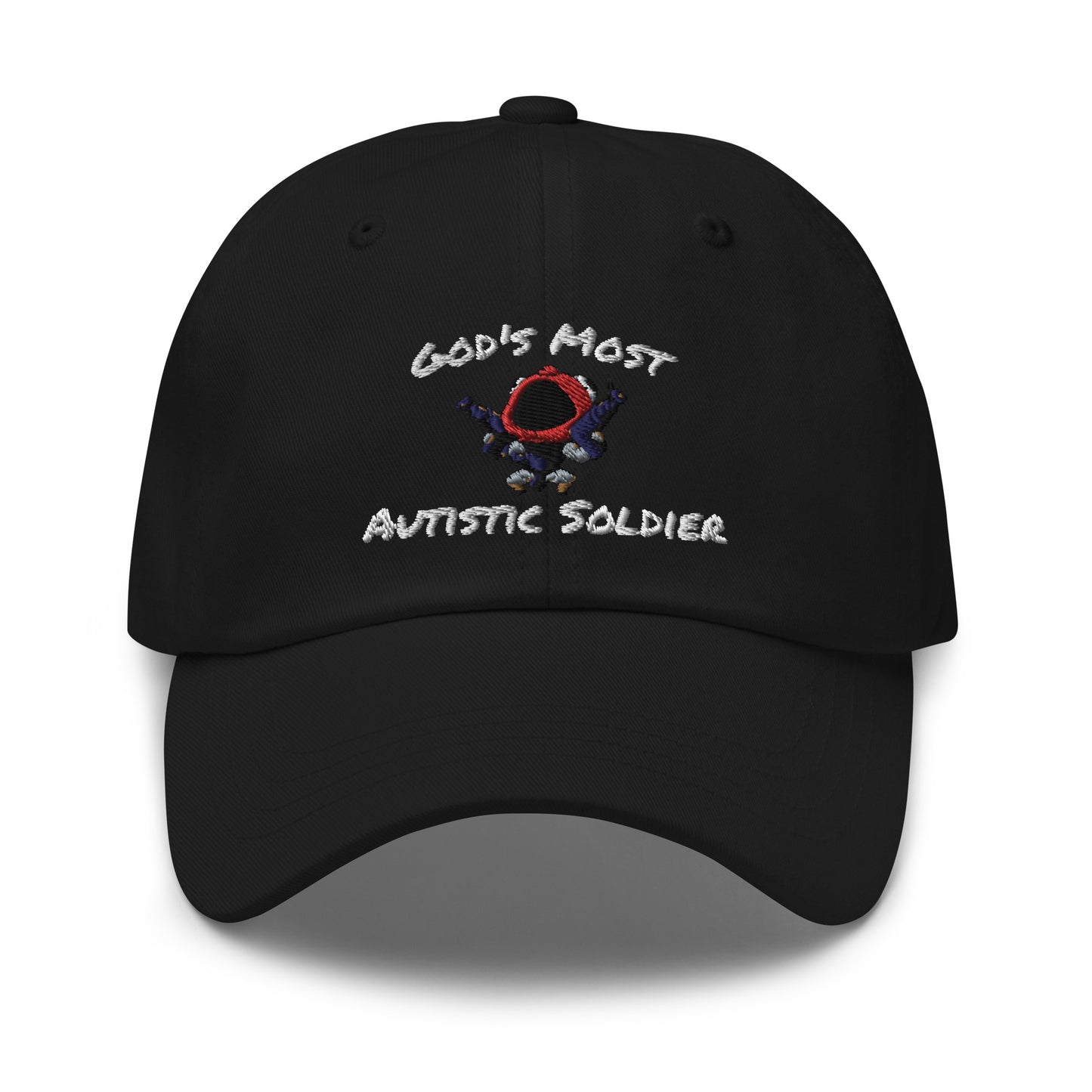 God's Most Autistic Soldier Dad Hat