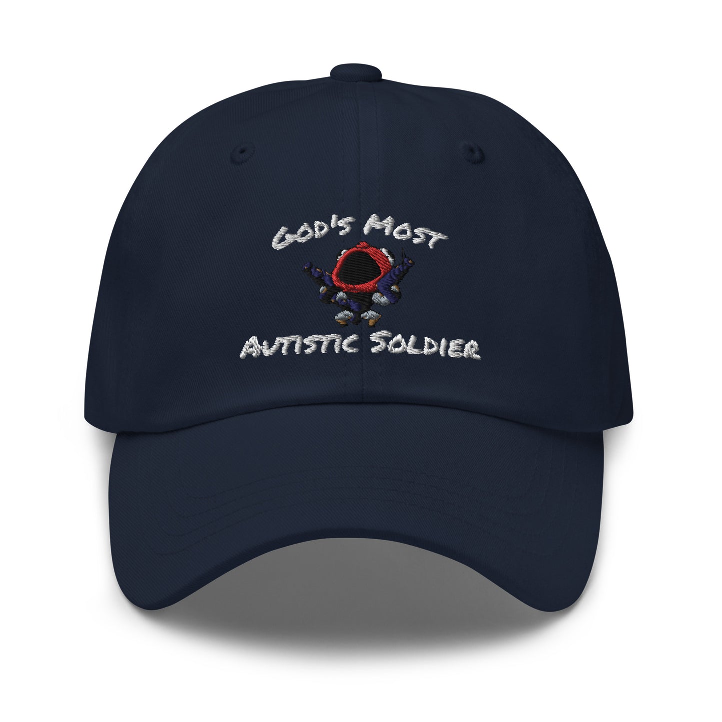 God's Most Autistic Soldier Dad Hat