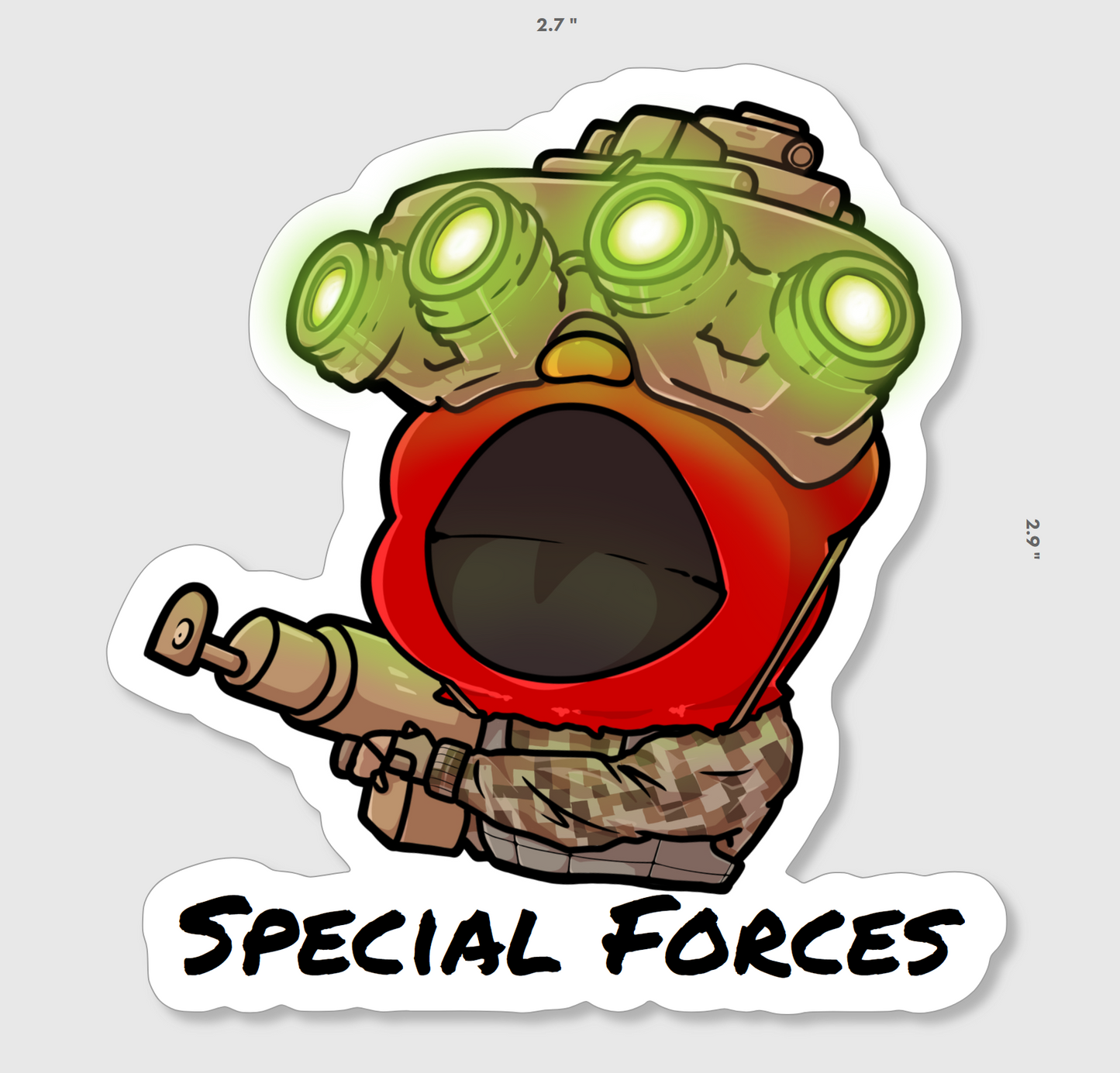 (NEW) Special Forces Sticker