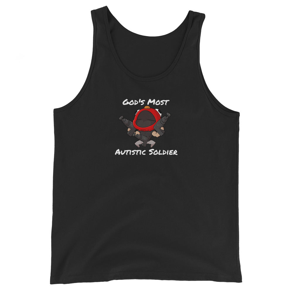 God's Most Autistic Soldier Tank Top