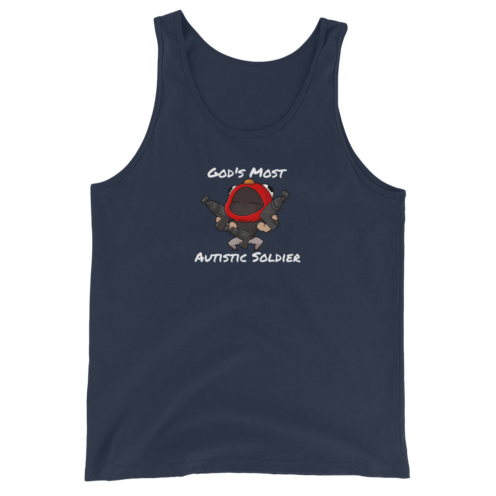 God's Most Autistic Soldier Tank Top