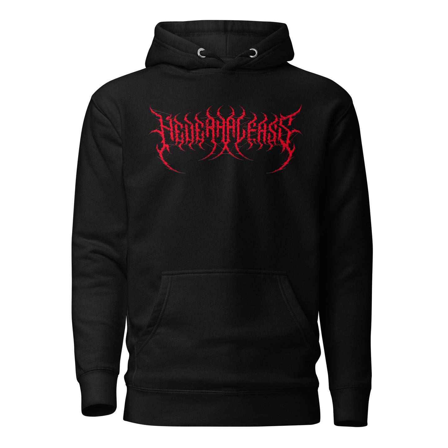 The13thCrypt Skull Red Hoodie (Front and Back Print)