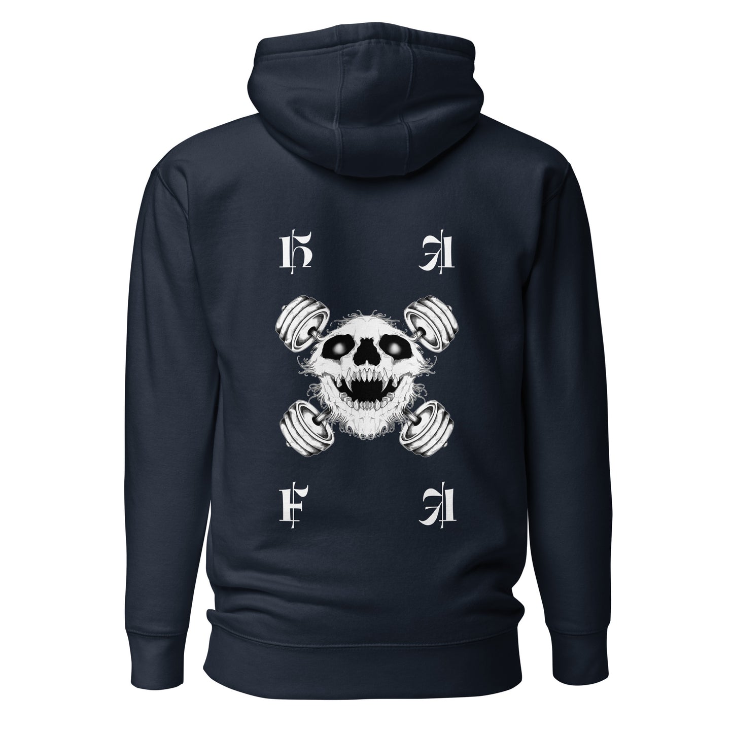 HA/FA Never Half Ass Skull Hoodie