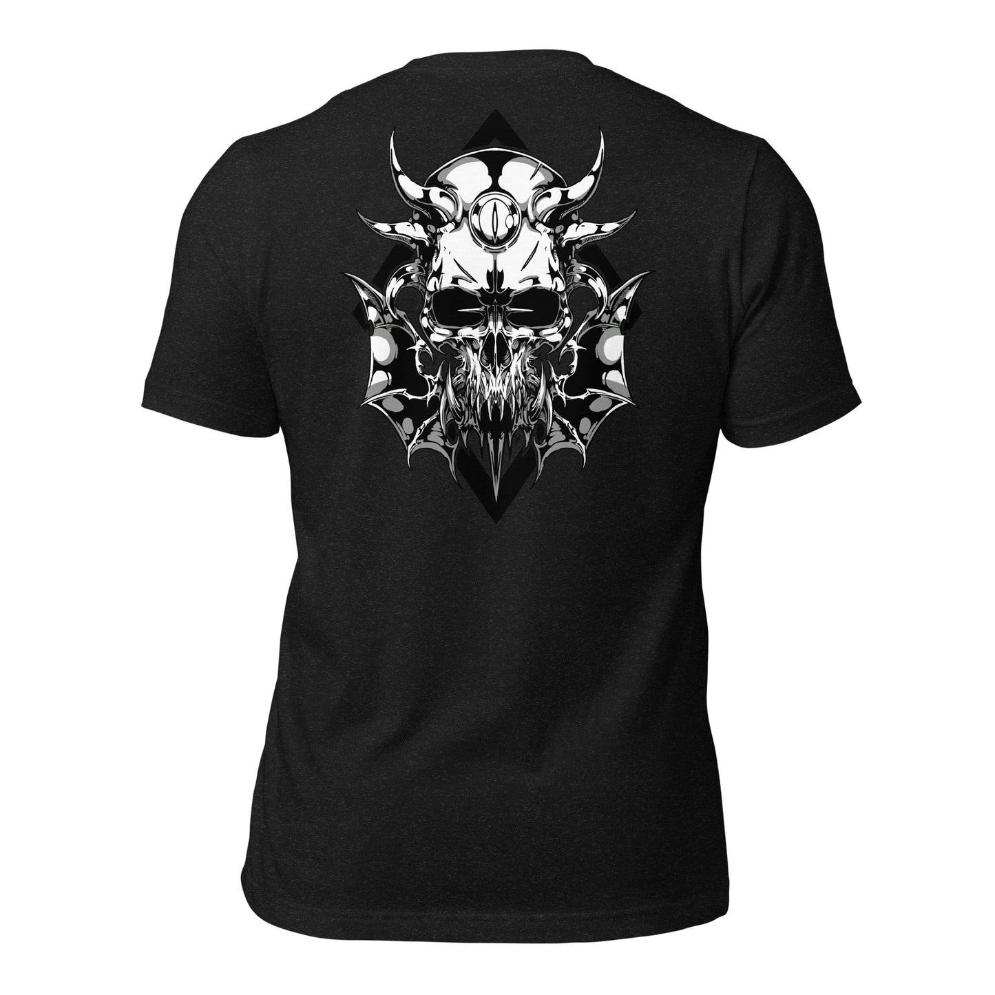 The13thCrypt Skull Black T-Shirt (Front and Back Print)